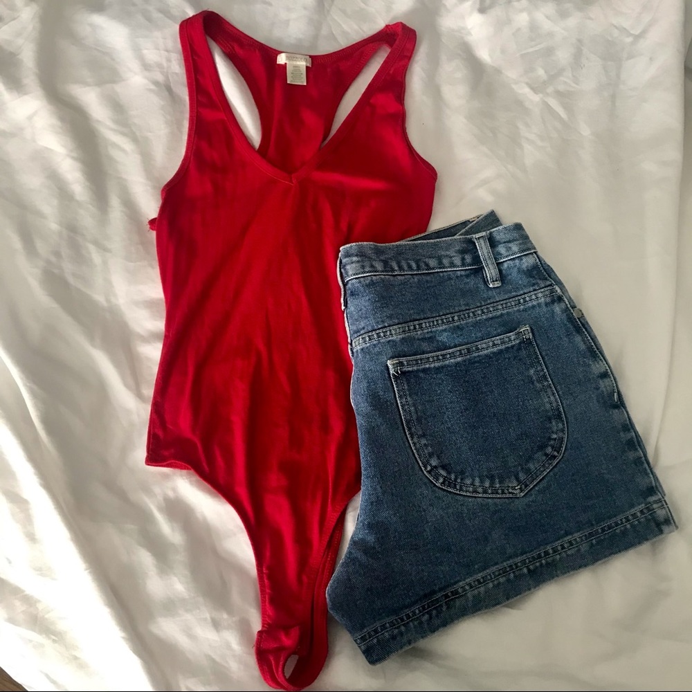 Summer Red bodysuit